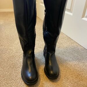 Rampage Black Knee-High Boots
